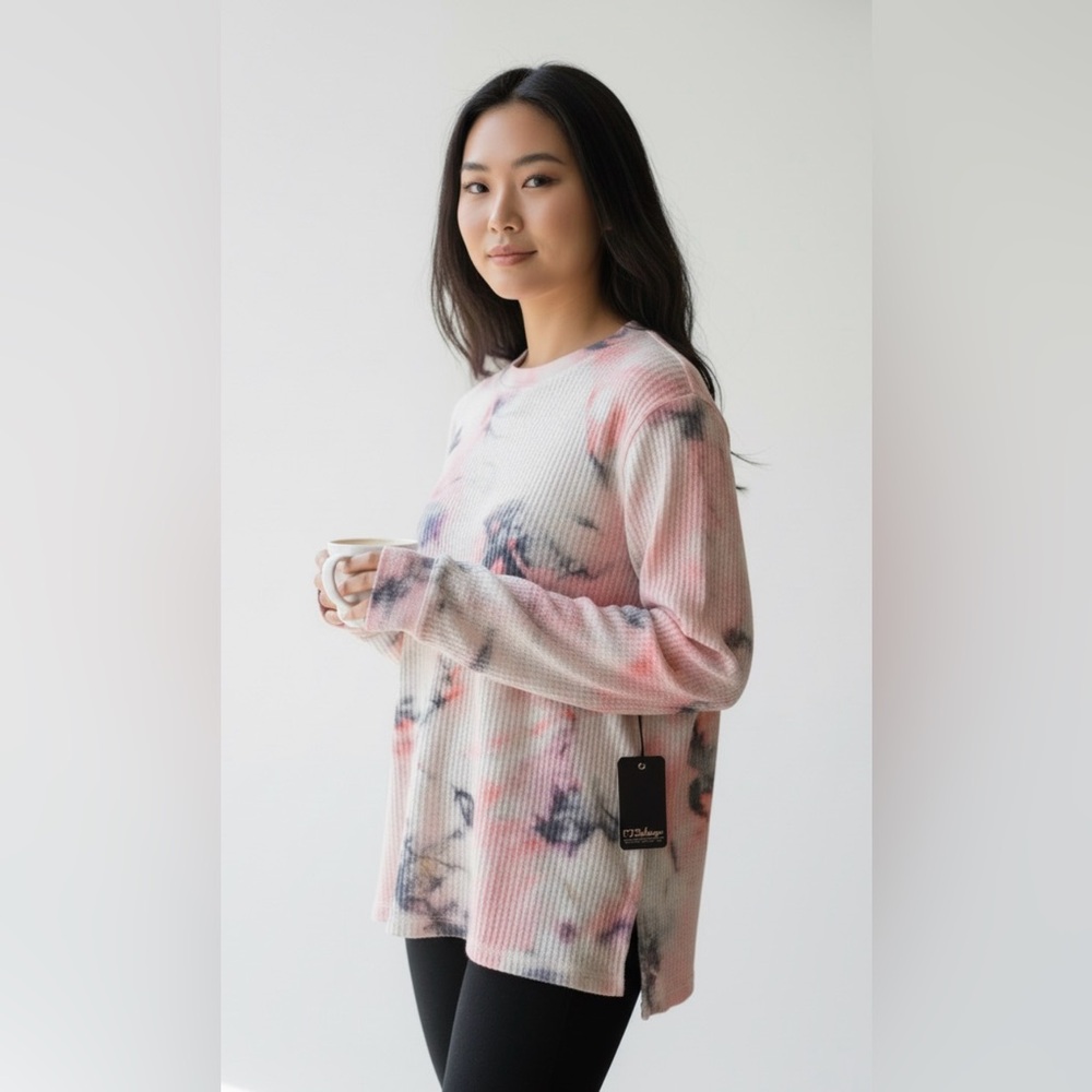 NWT PJ Salvage Tie-Dye Long Sleeve Top